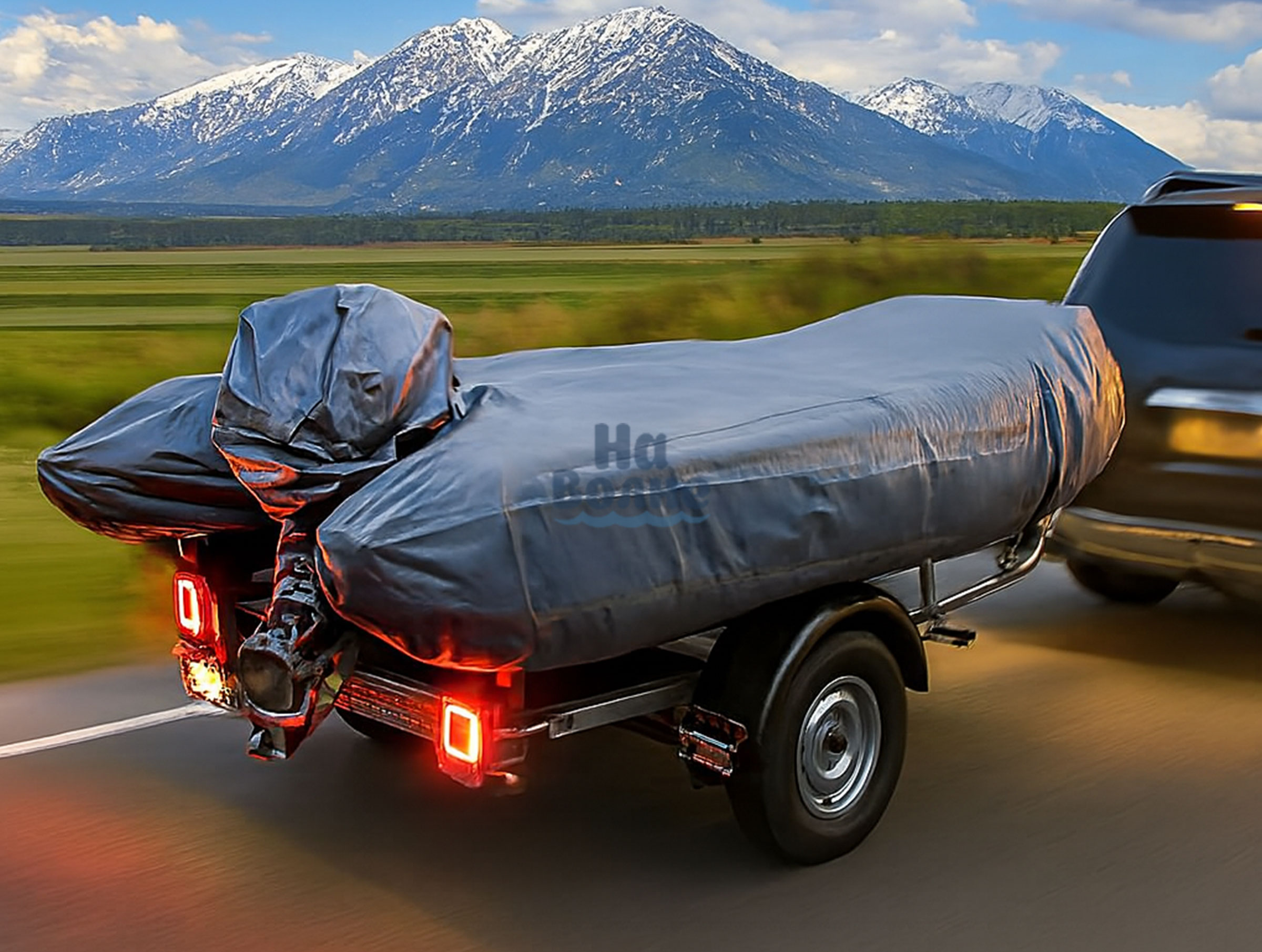 Тент для транспортировки лодок ПВХ «Ткань Оксфорд 240» 